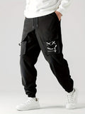 Men’s Straight-Leg Casual Overalls Pants