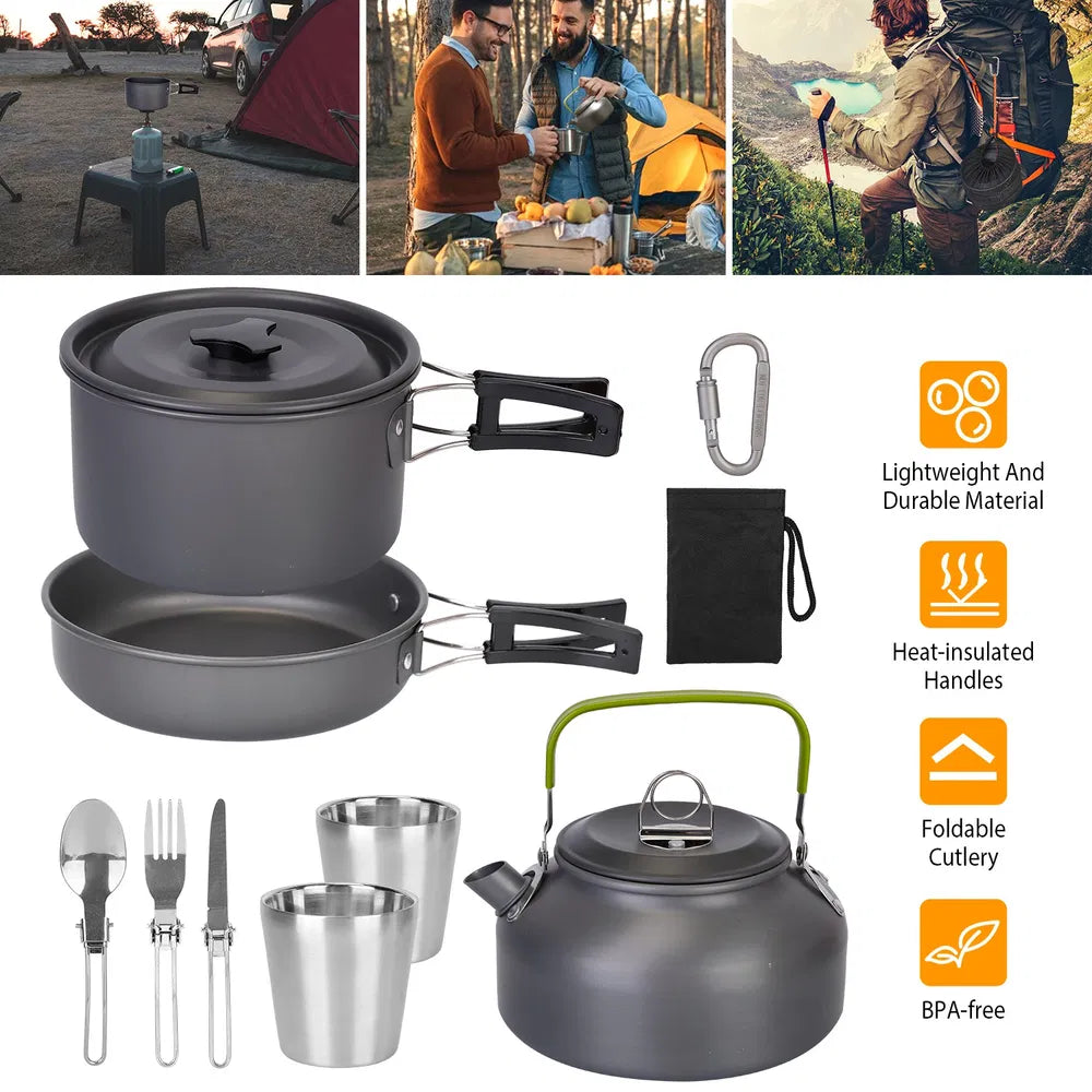 Camping Cookware Set – Portable Outdoor Cook