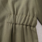 Toddler Boys Pilot Jumpsuit – Army Green Birthday