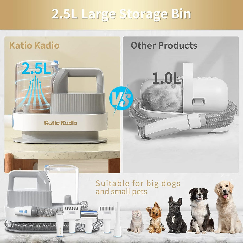 5-in-1 Pet Grooming Kit with Vacuum