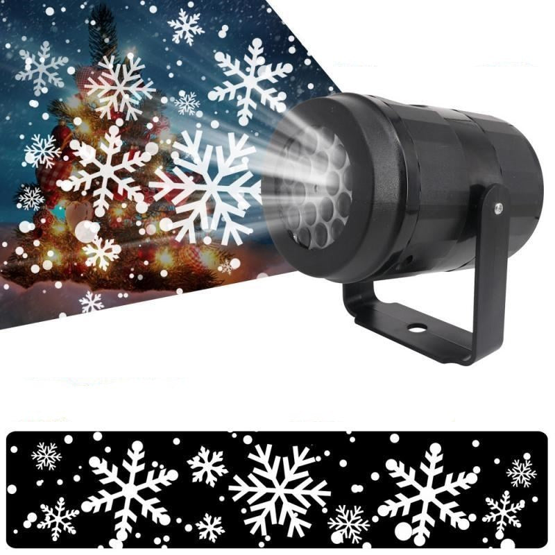 Christmas Party Lights Snowflake Projector