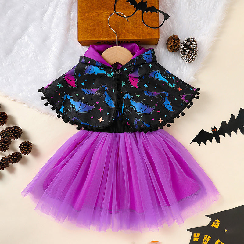 Little Girls 2-Piece Halloween Dress Set