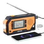 Emergency Weather Radio with Solar & Hand Crank