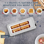 4-Slice Stainless Steel Toaster – Extra Wide