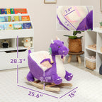 Baby Rocking Dragon Horse Toddler Ride-On Toy