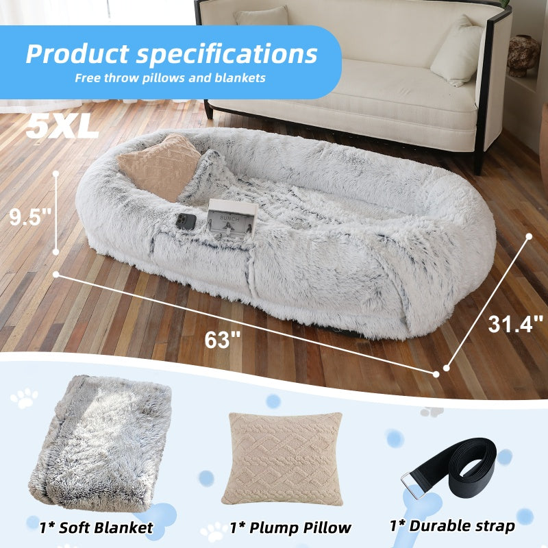 Human Dog Bed Comfort Bed for You & Your Pets