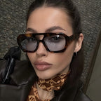 INS Big Frame Leopard Sunglasses