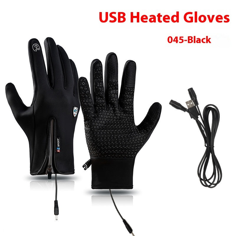 USB Heated Winter Gloves – Touchscreen
