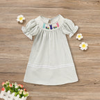 Infant Baby Girls Easter Bunny Smocked Dress