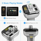 Car Mounted Wireless FM Transmitter Charger