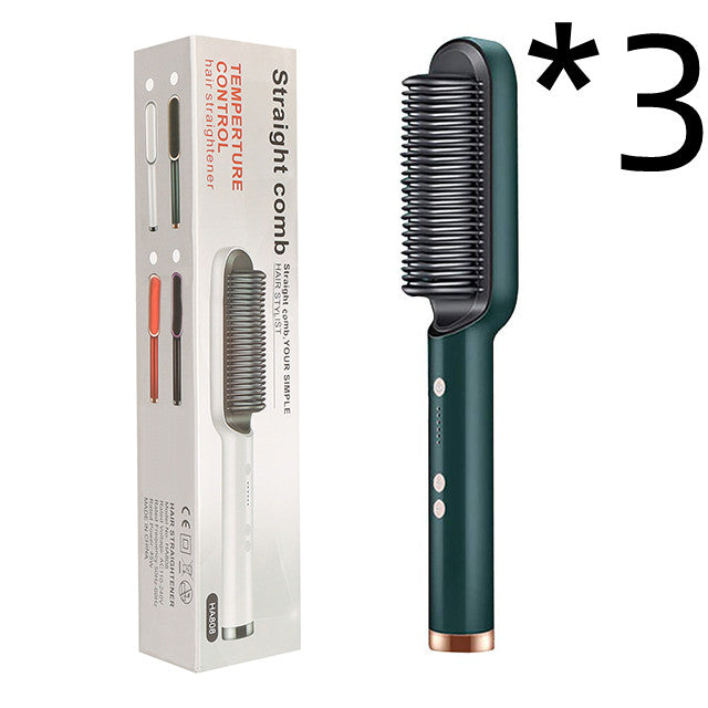 New 2-In-1 Hair Straightener Hot Comb