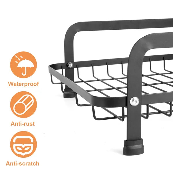 2-Tier Dish Drying Rack with Drainboard