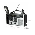 Multi-Band Solar Hand-Crank Radio Receiver