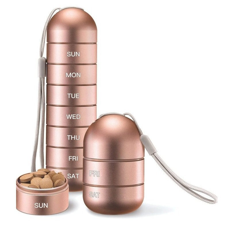 Waterproof Aluminum Alloy Medicine Capsule