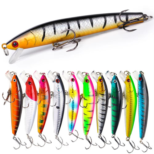 22-Piece Hard & Soft Fishing Lure Kit