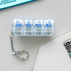 4-Key Mechanical Clicker Keychain