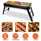 Foldable Charcoal BBQ Grill for Outdoor Use
