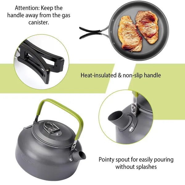 Camping Cookware Set – Portable Outdoor Cook