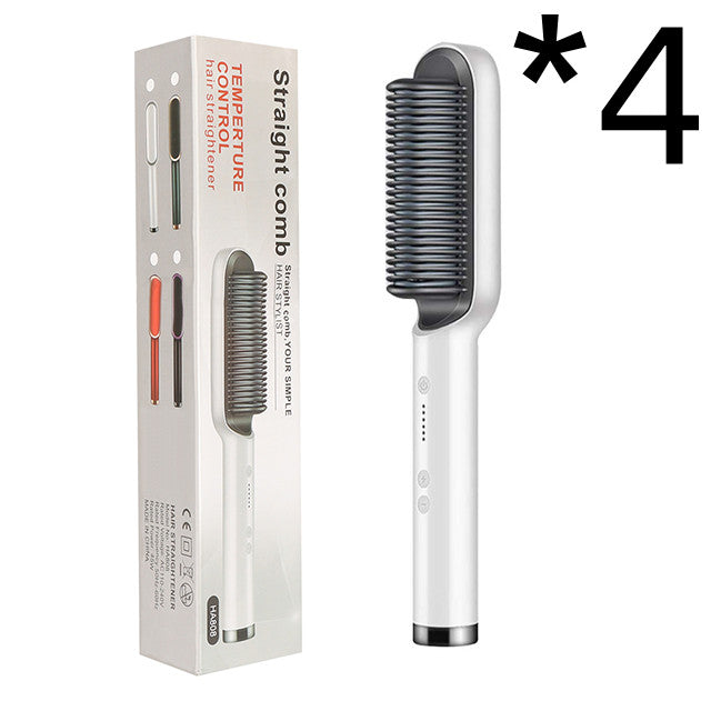 New 2-In-1 Hair Straightener Hot Comb