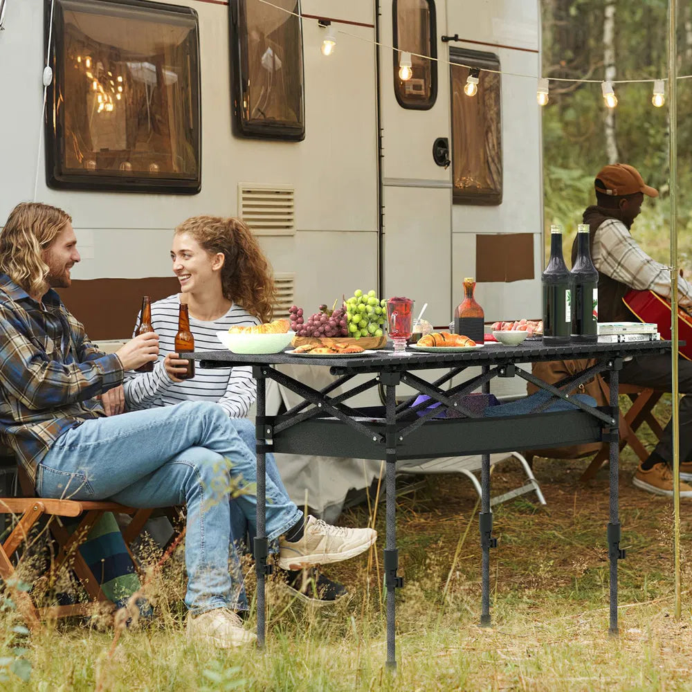 Portable Folding Camping Table – Adjustable