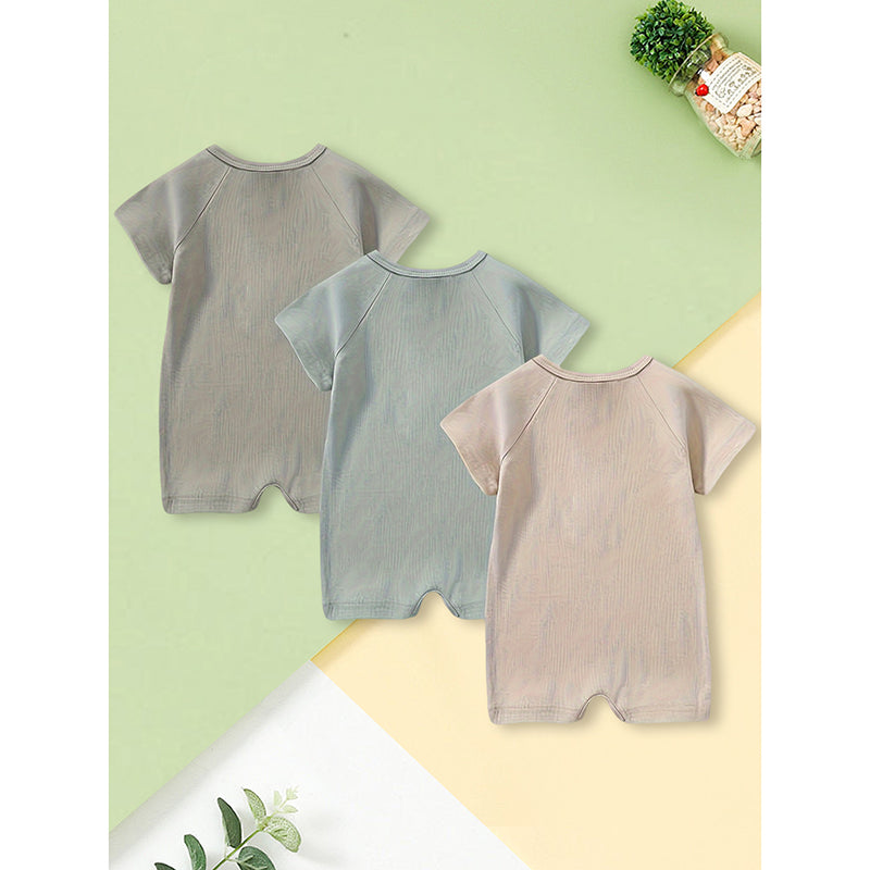 3-Pack Baby Boys One-Piece Romper Set
