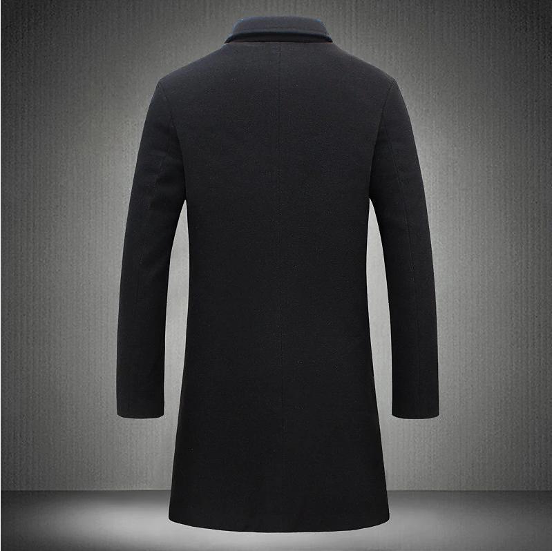Men's Mid-length Trench Coat