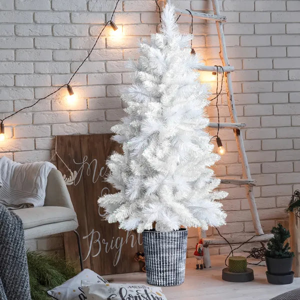 4 FT White Artificial Christmas Tree