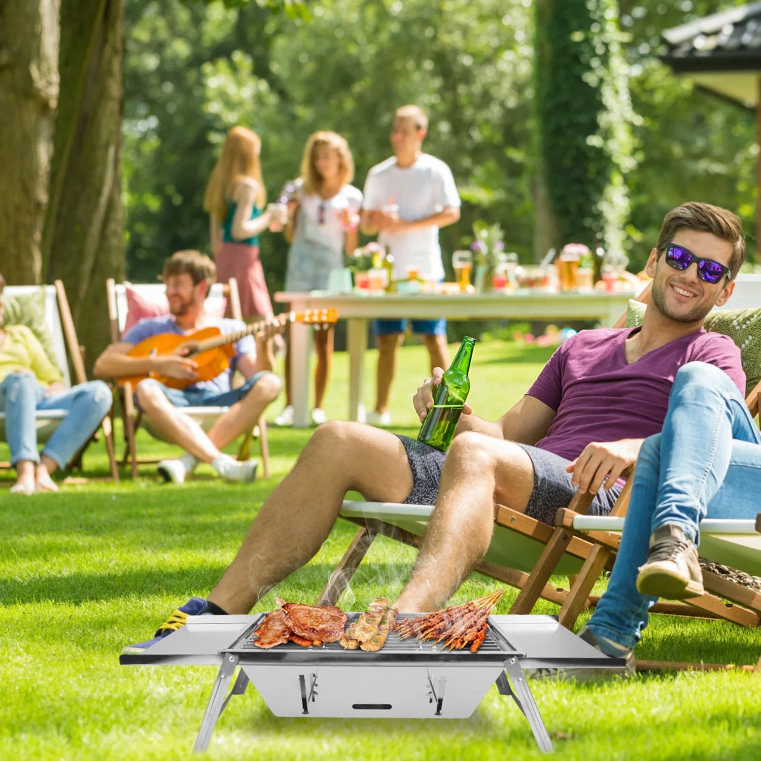 Foldable Charcoal Grill – Portable Outdoor Cook