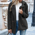 Women’s Loose Lapel Fluffy Coat