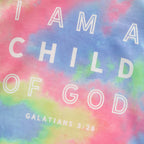 Toddler Girls Tie-Dye Hooded Dress