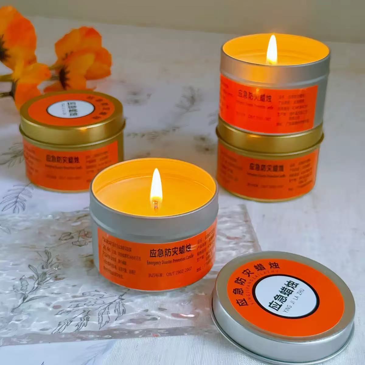 Smoke & Odor-Free Disaster-Prevention Candle