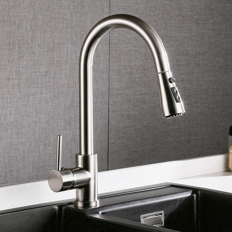 Pull-Out Hot & Cold Kitchen Sink Faucet