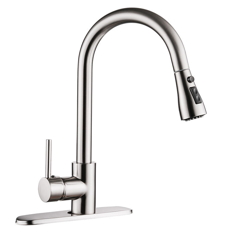 Pull-Out Hot & Cold Kitchen Sink Faucet