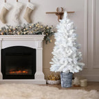 4 FT White Artificial Christmas Tree