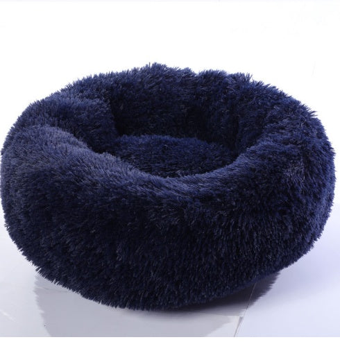 Plush Warm Dog & Cat Bed – Cozy Winter Pet Nest