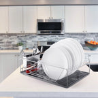 Stainless Steel Dish Drying Rack & Cutlery Holder