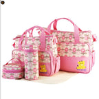 5PCS Baby Nappy Diaper Bag Set