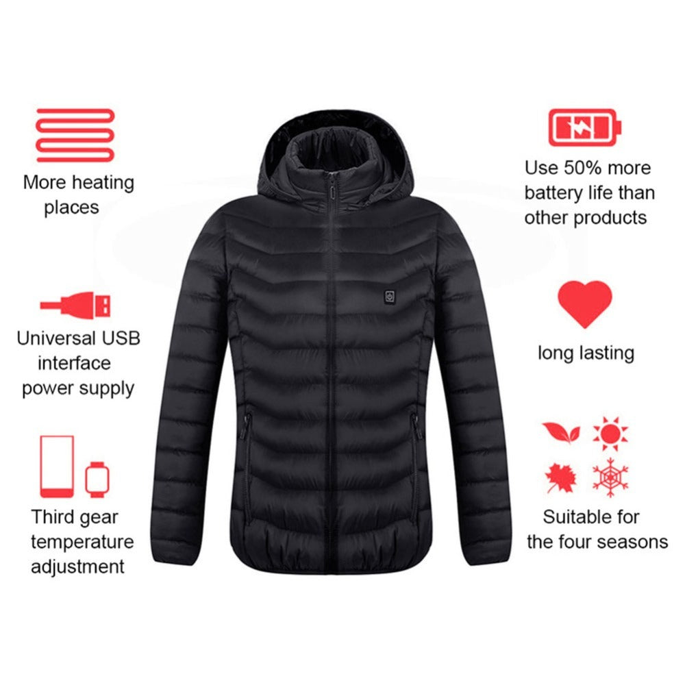 Winter Heated Jacket USB