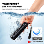 Waterproof Aluminum Alloy Medicine Capsule