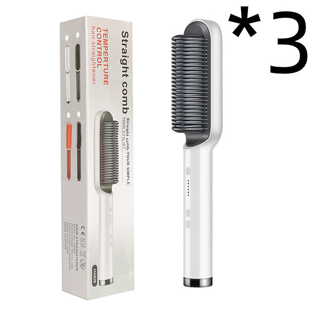 New 2-In-1 Hair Straightener Hot Comb