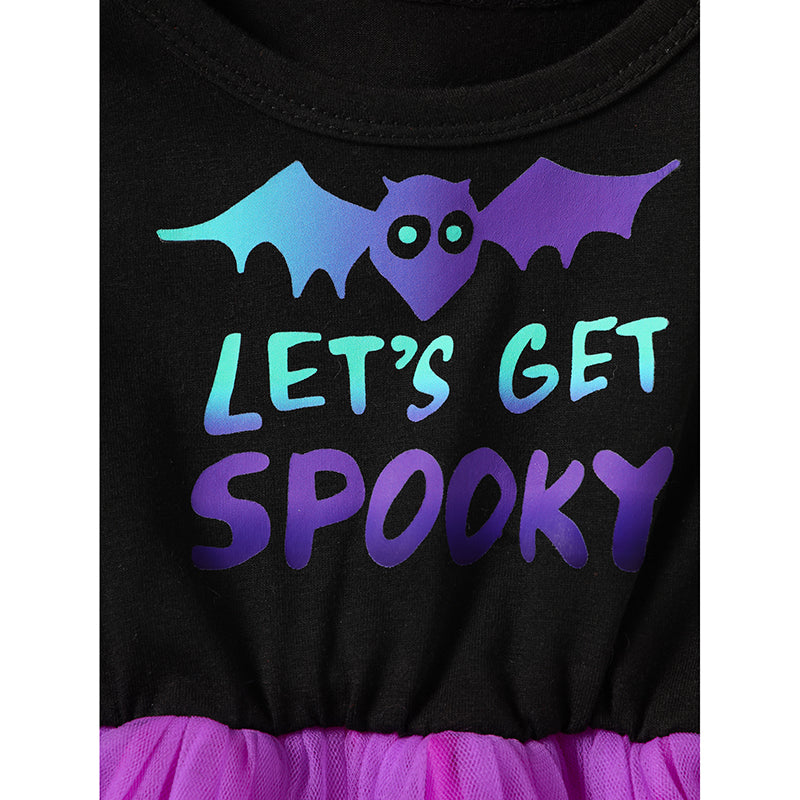 Little Girls 2-Piece Halloween Dress Set