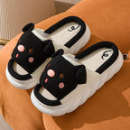 Cute Piggy Open-Toe Home Slippers