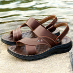 Men’s Leather Sandals Beach & Casual Wear