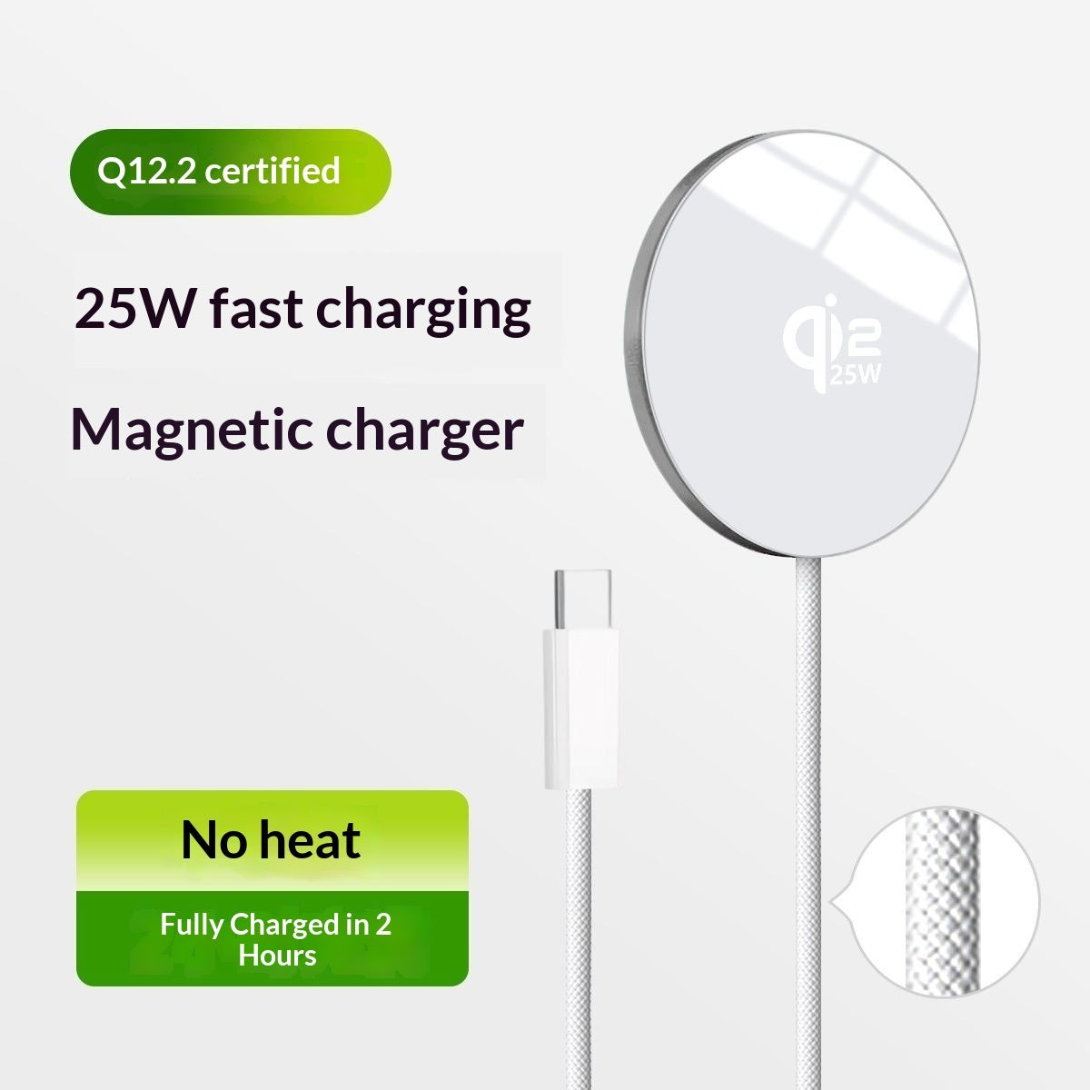 Qi2 25W Magnetic Wireless Charger