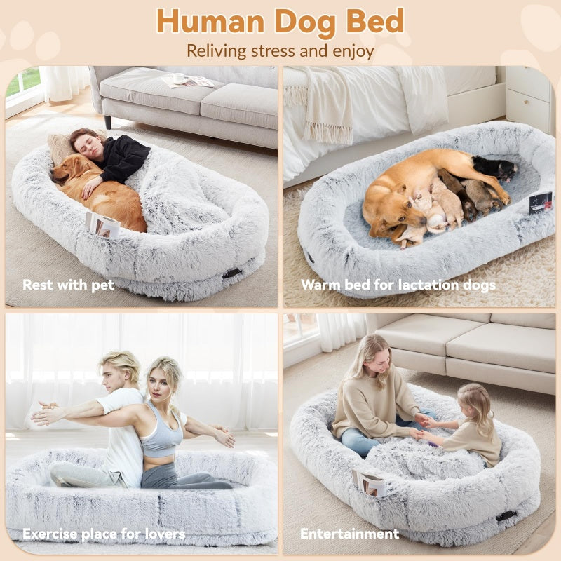 Human Dog Bed Comfort Bed for You & Your Pets