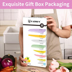 30pcs Colorful Knife Set & Kitchen Cutting Board