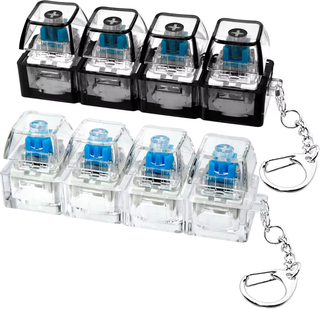 4-Key Mechanical Clicker Keychain