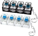 4-Key Mechanical Clicker Keychain