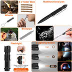 121Pcs Per Set Survival Kits Professional Emergency Survival Gear Tactical First Aid Kit Supplies For Outdoor Adventure Camping Hiking Hunting