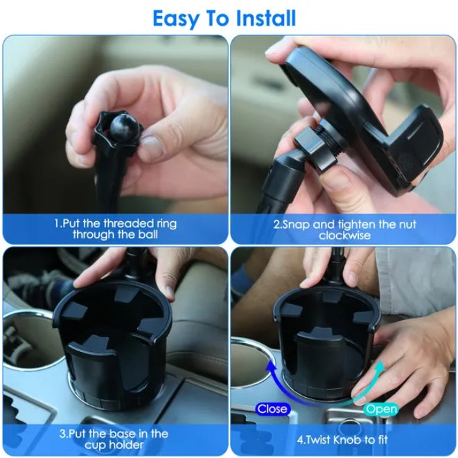 2in1 Car Cup Mobile Phone & Beverage Holder
